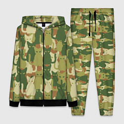 Женский 3D-костюм Котята - камуфляж, цвет: 3D-черный