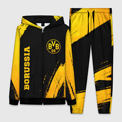 Женский 3D-костюм Borussia - gold gradient вертикально, цвет: 3D-черный