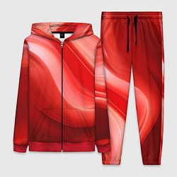 Женский 3D-костюм Красная волна, цвет: 3D-красный
