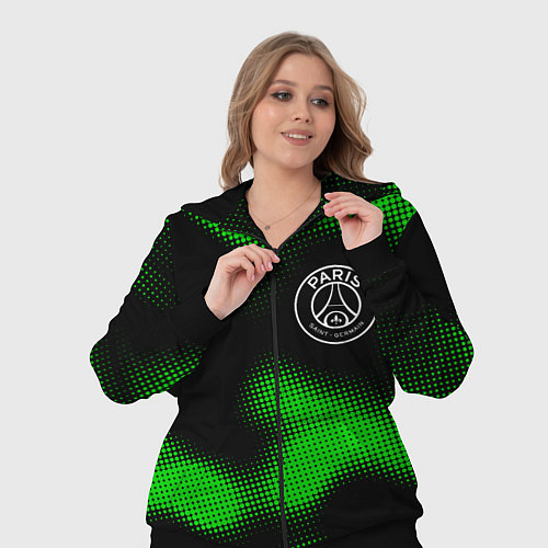 Женский костюм PSG sport halftone / 3D-Черный – фото 3