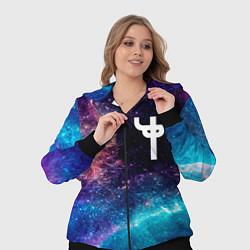 Женский 3D-костюм Judas Priest space rock, цвет: 3D-черный — фото 2