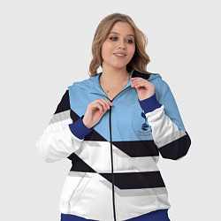 Женский 3D-костюм Tottenham sport geometry, цвет: 3D-синий — фото 2