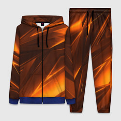 Женский костюм Geometry stripes orange