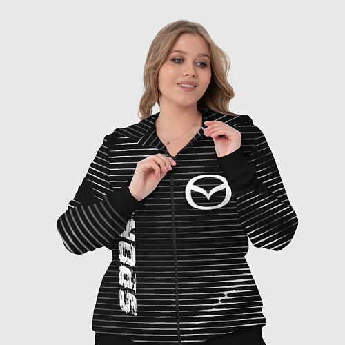 Женский костюм Mazda sport metal / 3D-Черный – фото 3