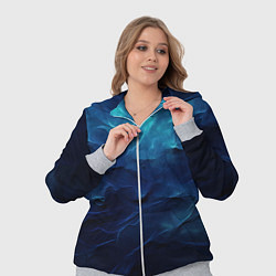 Женский 3D-костюм Абстрактные волны глубины, цвет: 3D-меланж — фото 2