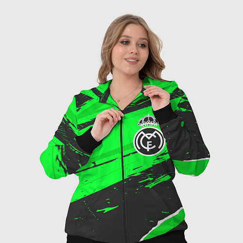 Женский костюм Real Madrid sport green / 3D-Черный – фото 3