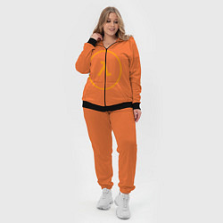 Женский 3D-костюм Half-Life оранжевый, цвет: 3D-черный — фото 2