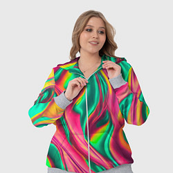 Женский 3D-костюм Неоновый голографик, цвет: 3D-меланж — фото 2