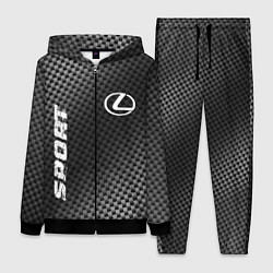 Женский 3D-костюм Lexus sport carbon, цвет: 3D-черный