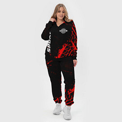 Женский 3D-костюм Haval red sport tires, цвет: 3D-черный — фото 2