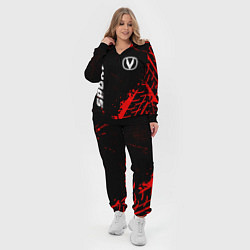 Женский 3D-костюм Changan red sport tires, цвет: 3D-черный — фото 2