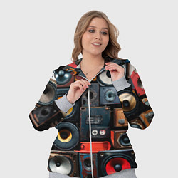 Женский 3D-костюм Audio speaker, цвет: 3D-меланж — фото 2