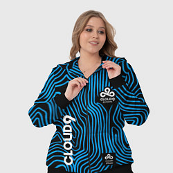 Женский 3D-костюм Cloud9 - weather pattern, цвет: 3D-черный — фото 2