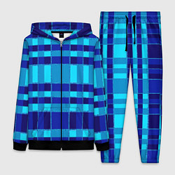 Женский 3D-костюм Полосный паттерн, цвет: 3D-черный