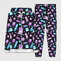 Женский 3D-костюм Game over 1980 1990, цвет: 3D-белый