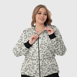 Женский 3D-костюм Светло бежевый леопард, цвет: 3D-черный — фото 2
