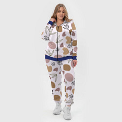 Женский 3D-костюм Пятна и семена, цвет: 3D-синий — фото 2