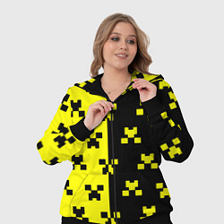 Женский 3D-костюм Minecraft logo brend online, цвет: 3D-черный — фото 2