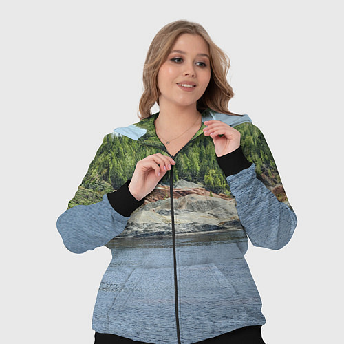 Женский костюм Троицко-байновское месторождение глины / 3D-Черный – фото 3