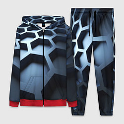 Женский 3D-костюм Броня нанотехнологичная, цвет: 3D-красный