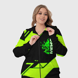 Женский 3D-костюм Киберпанк кислотная геометрия, цвет: 3D-черный — фото 2