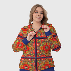 Женский 3D-костюм Орнамент пейсли, цвет: 3D-синий — фото 2