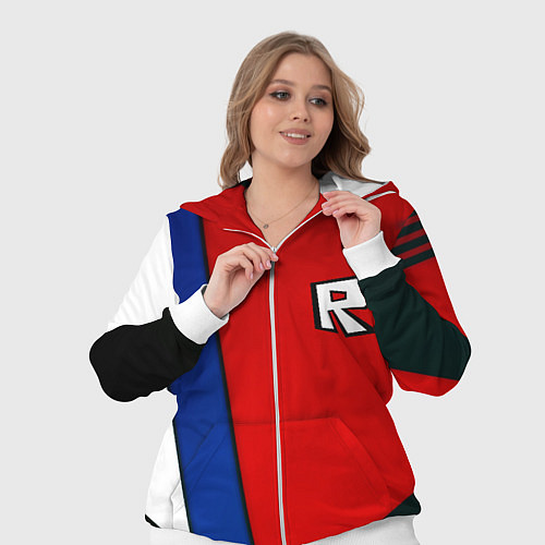 Женский костюм Roblox uniform / 3D-Белый – фото 3