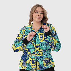 Женский 3D-костюм Монстры тропические, цвет: 3D-черный — фото 2
