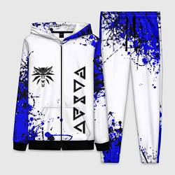 Женский 3D-костюм Ведьмак лого краски, цвет: 3D-черный