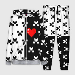 Женский костюм Minecraft pattern love