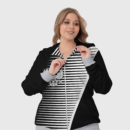 Женский костюм Герб текстура геомтерия / 3D-Меланж – фото 3