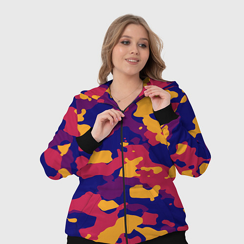 Женский костюм Камуфляж армейский / 3D-Черный – фото 3