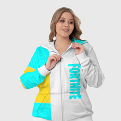 Женский 3D-костюм Fortnite geometry color, цвет: 3D-белый — фото 2