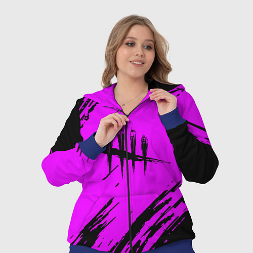 Женский костюм Dead by daylight краски абстракция / 3D-Синий – фото 3