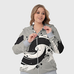 Женский 3D-костюм Инь-янь абстракция - нейроарт, цвет: 3D-меланж — фото 2