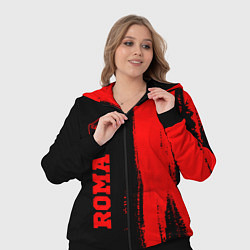Женский 3D-костюм Roma - red gradient по-вертикали, цвет: 3D-черный — фото 2