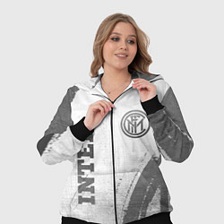 Женский 3D-костюм Inter - white gradient вертикально, цвет: 3D-черный — фото 2