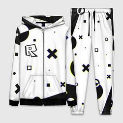 Женский 3D-костюм Roblox pattern game, цвет: 3D-черный