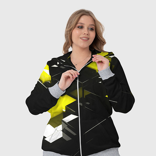 Женский костюм Абстракция обман зрения / 3D-Меланж – фото 3