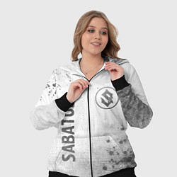 Женский 3D-костюм Sabaton - white gradient вертикально, цвет: 3D-черный — фото 2