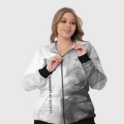 Женский 3D-костюм League of Legends - white gradient по-вертикали, цвет: 3D-черный — фото 2