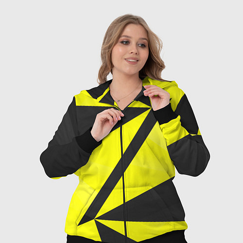 Женский костюм Абстрактные стекло / 3D-Черный – фото 3