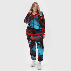 Женский 3D-костюм Камни в красном освещении, цвет: 3D-красный — фото 2
