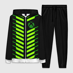 Женский 3D-костюм Xbox green line, цвет: 3D-белый