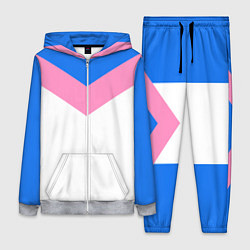Женский 3D-костюм В стиле 90-х ретро спортивная, цвет: 3D-меланж