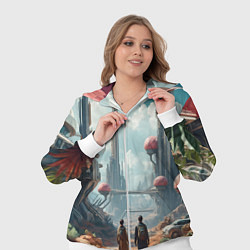 Женский 3D-костюм Планета фантастика, цвет: 3D-белый — фото 2