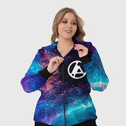 Женский 3D-костюм Linkin Park 2024 space rock, цвет: 3D-черный — фото 2