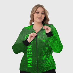 Женский 3D-костюм Pantera - green gradient по-вертикали, цвет: 3D-черный — фото 2