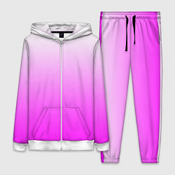 Женский 3D-костюм Gradient color pink, цвет: 3D-белый