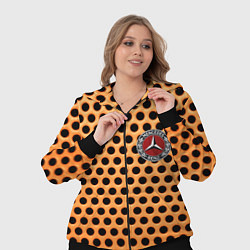 Женский 3D-костюм Mercedes benz metal auto, цвет: 3D-черный — фото 2